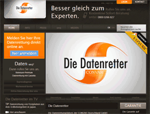 Tablet Screenshot of datenretter.de